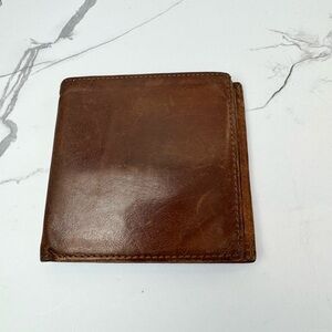Coach Vintage British Tan Brown Leather Men’s Bi-Fold Wallet